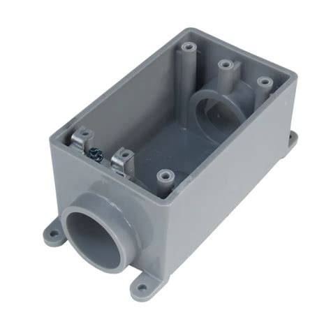 1 1/2 conduit junction box|outlet box with conduit.